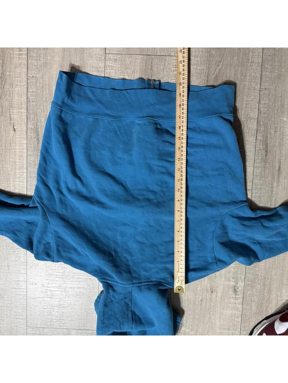 Y2K Aeropostale Rare Embroidered Butterfly Cropped Hoodie Jacket Blue Women L - Picture 9 of 10